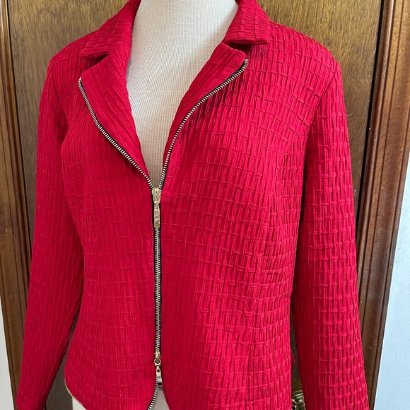 Frank Lyman Design Red Jacket Size 16 - Picture 3 of 13